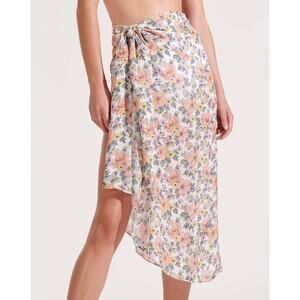 Veronica Beard Bradley Floral Cover-up Pareo